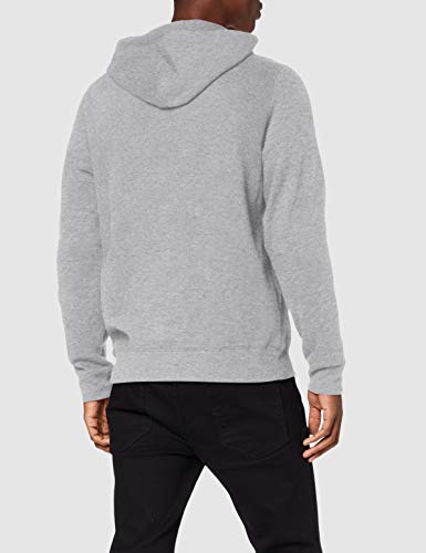 Izod Printed Graphic Hoodie Sudadera con Capucha, Gris (Lt Grey Htr 052), S para Hombre