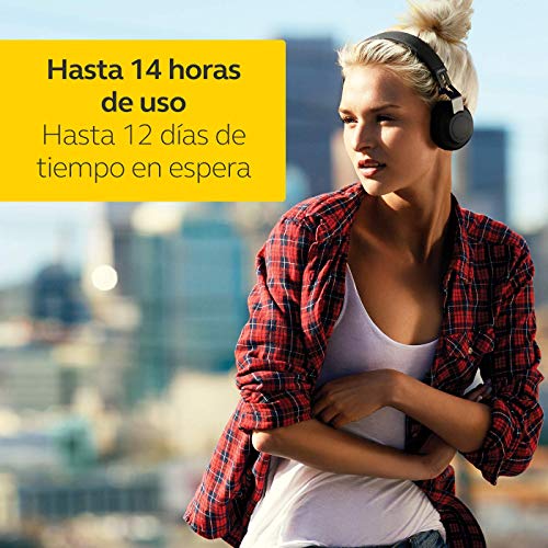 Jabra Move Style Edition – Auriculares On-Ear, Conexión Bluetooth con Smartphones, Ordenadores y Tabletas, Para Música y Llamadas Inalámbricas, Azul Marino