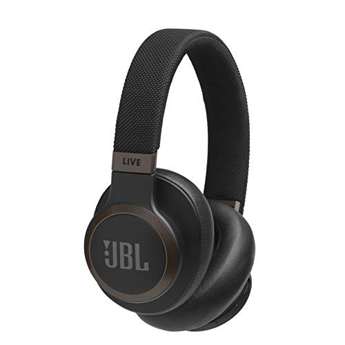 JBL LIVE 650BTNC - Auriculares Inalámbricos con Bluetooth y cancelación de ruido, sonido de calidad JBL con asistente de voz integrado, hasta 30h de música, negro