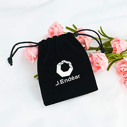 J.Endéar Infinito Amor Amistad Cuerda Pulsera Regalo para Mujer 24 cm Trenzado Ajustable Hecho a Mano