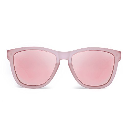 JIM HALO Gafas de Sol Retro Polarizadas Lente Reflexivo Espejo Anteojos Hombre Mujer