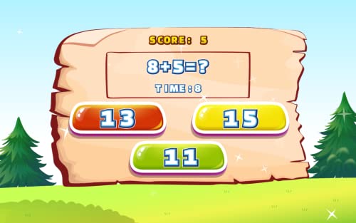 Juego de matemáticas rápido para niños, ejercicio cerebral pruebas de cálculo de matemáticas rápido cuestionario!