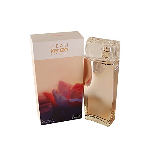 KENZO L'EAU INTENSE Mujeres 100 ml - Eau de parfum (Mujeres, 100 ml, Manzana, Loto, Peonía, Pachuli, Aerosol)