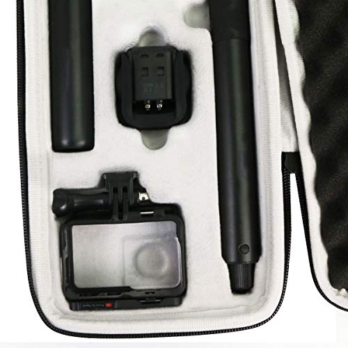 khanka Duro Viaje Estuche Bolso Funda para Insta360 One R Videocámara 360°(Estuche Solo)