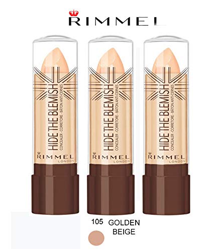 Kit 3 piezas Rimmel Hide the Blemish Corrector en stick 4,5 g 105 Golden Beige