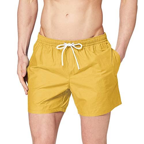 Lacoste Mh7092 Bañador, Amarillo (Physalis/Calanque 79l), Large para Hombre