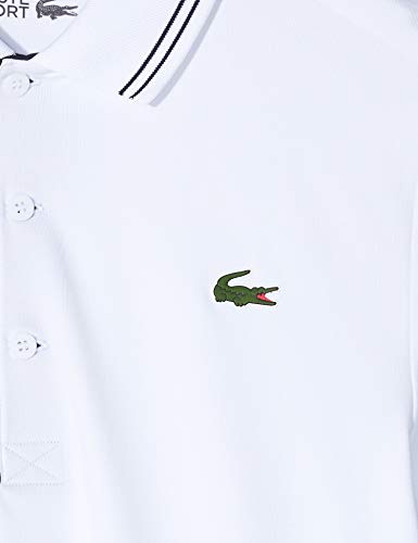 Lacoste Sport DH6843 Polo, Blanco (Blanc/Marine-Marine), XXX-Large (Talla del Fabricante: 8) para Hombre