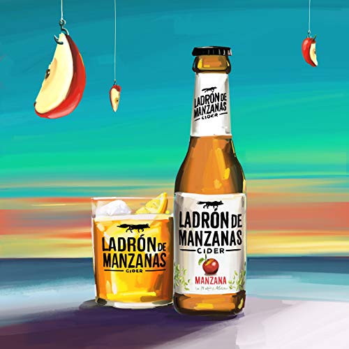 Ladrón de Manzanas Red Berries Cider - Pack de 6 Botellas x 250 ml (Total: 1.5 L)