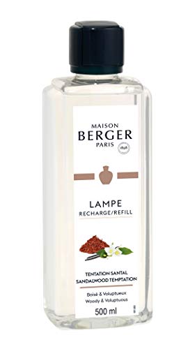 Lampe Berger Temptation Ambientador, Tentation Santal/Sándalo Seductor, 500 ml