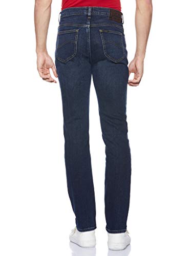 Lee Rider, Vaqueros Slim para Hombre, Azul (Dark Worn Vc), W29/L34