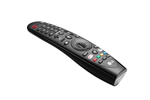 LG Magic Control AN-MR18BA - Mando a Distancia (Reconocimiento de Voz, apunta y navega, Rueda de Scroll, Botones Netflix y Amazon, Teclado numérico) Color Negro