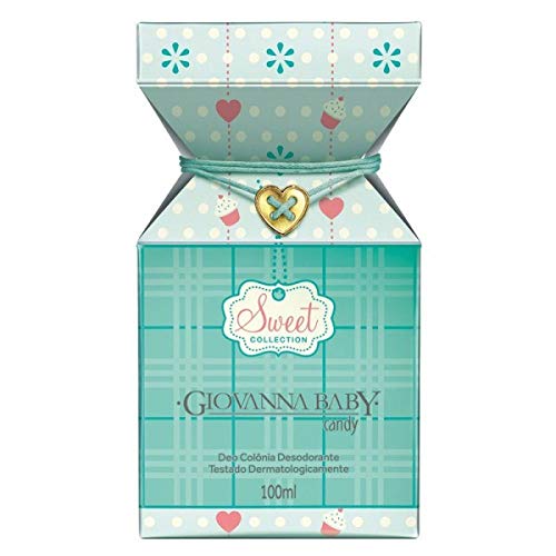 Linha Sweet Giovanna Baby - Deo Colonia Candy 100 ml - (Giovanna Baby Sweet Collection - Candy Eau de Cologne 3.38 Fl Oz.) by Giovanna Baby