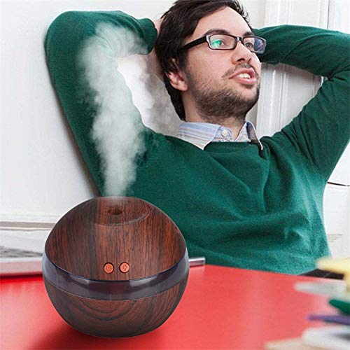 L@LILI Aire Aroma Aromaterapia difusor de Aceite Esencial ultrasónico Aroma LED humidificador