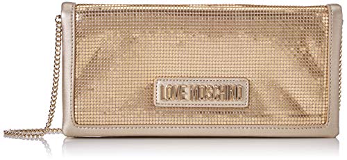 Love MoschinoJc4252pp0aMujerCarteras de manoDorado (Platinum Metal)3x13x27 Centimeters (W x H x L)