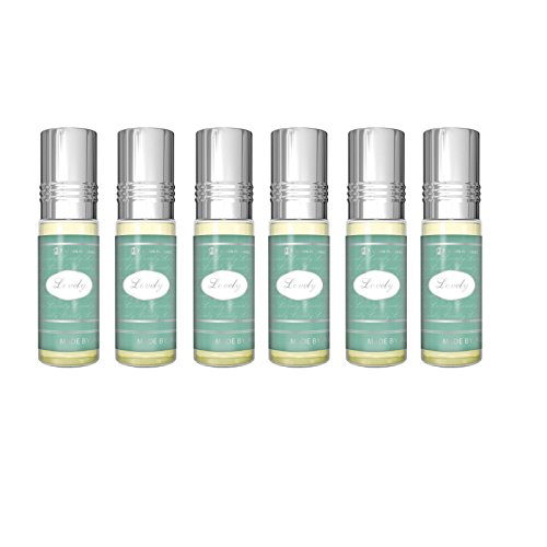 Lovely Aceite De Perfume - 6 x 6ml por Al Rehab