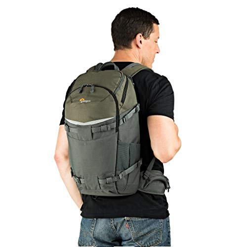 Lowepro Flipside Trek BP 350 AW - Mochila para cámara, Tirante para hombro, Verde/Gris