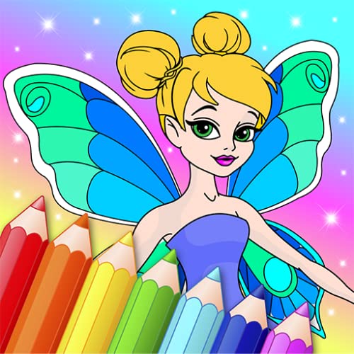 Magic Animated Shining Coloring Book For Little Fairies