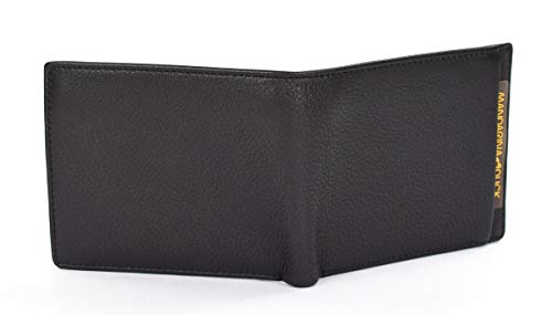 Mandarina Duck Men's small wallet in leather Dual UDP07 Black