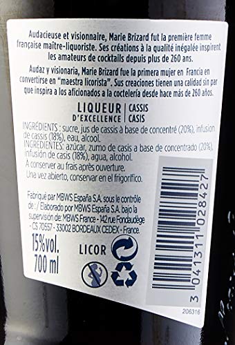 Marie Brizard - Licor de Cassis, 700 ml