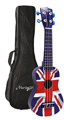 Martin Smith Ukelele soprano con bolsa de ukelele Union Jack