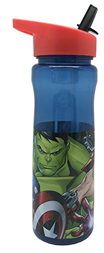 Marvel - Botella deportiva (600 ml, polipropileno, plástico), multicolor