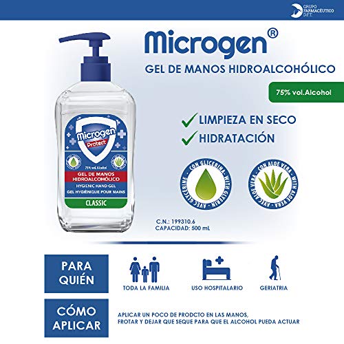 Microgen Protect Gel Hidroalcohólico 500 ml