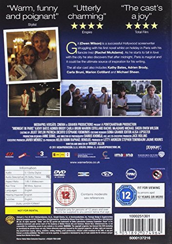 Midnight in Paris [Reino Unido] [DVD]