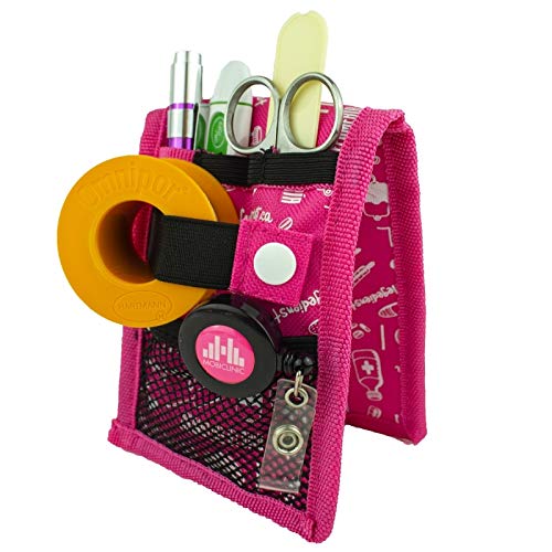 MINIKEEN'S, Salvabolsillos enfermera, Estampado rosa, Mobiclinic