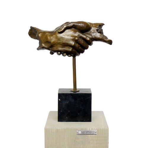 Moderna – Figura de bronce amistad – Hommage A Salvador Dali – Firmada – arte moderno comprar – Esculturas comprar