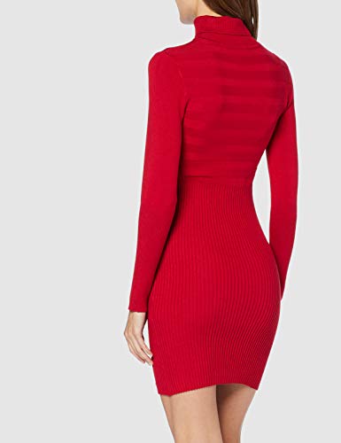 Morgan Robe Tricot Col roulé RMENTO Casual Dress, Rojo (Tango Red Tango Red), X-Small (Talla del Fabricante: TXS) Women's