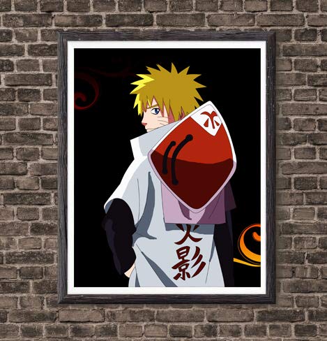 MS Fun Boruto Fire of Ninja Hokage Naruto Sasuke Kakashi - Impresión de anime (8 x 10 pulgadas), sin marco, juego de 6 unidades