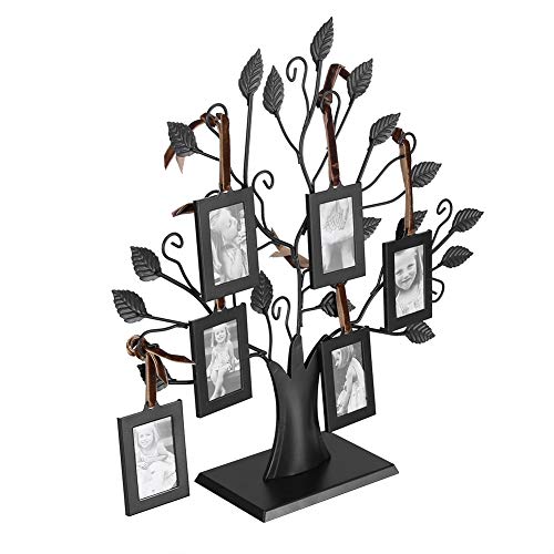 Mumusuki Árbol de exhibición del Marco de Fotos Familiares de Moda con Cuadros Colgantes Marcos Decoración Precio para el hogar(S: 32 * 8.2 * 35cm/12.6 * 3.23 * 13.78in)