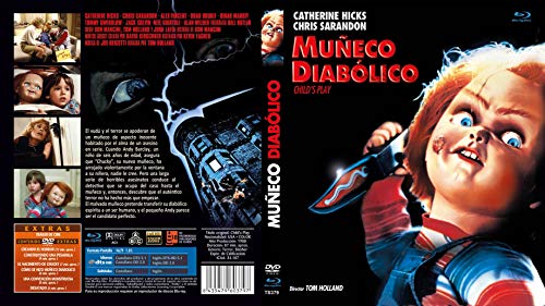 Muñeco Diabolico BD + DVD de Extras + Slip Cover  1988 Child's Play [Blu-ray]