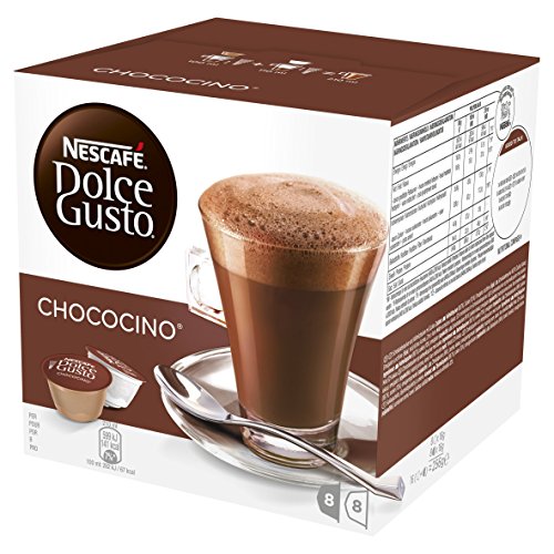 NESCAFÉ Dolce Gusto Café Chococino, Pack de 3 x 16 Cápsulas - Total: 48 Cápsulas de Café