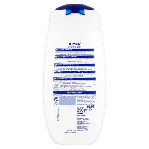 Nivea - Crème Soft - Gel de ducha, 250 ml