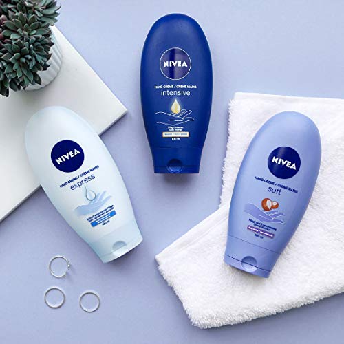 Nivea Express Care - Crema de manos, 100 ml, 1 unidad