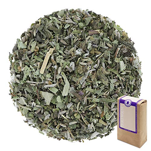 Núm. 1117: Té de hierbas orgánico "Tiempo de cierre" - hojas sueltas ecológico - 250 g - GAIWAN® GERMANY - menta, llantén menor, bálsamo de limón, lavanda, salvia