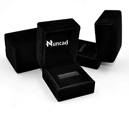 NUNCAD Anillo Hombre/Mujer 4 mm con Opale Multicolore de tungsteno, Boda Compromiso Estilo, Ocio, tamaño 19 (CH: ≈ 20)