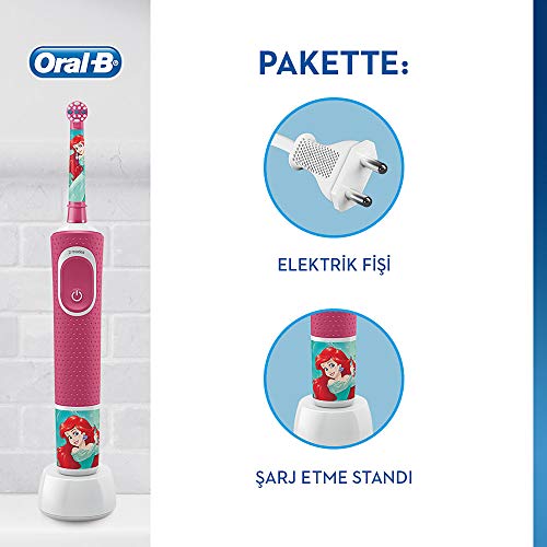 Oral-B Kids - Cepillo Eléctrico De Princesas Con Tecnología De Braun, modelos surtidos, 1 unidad