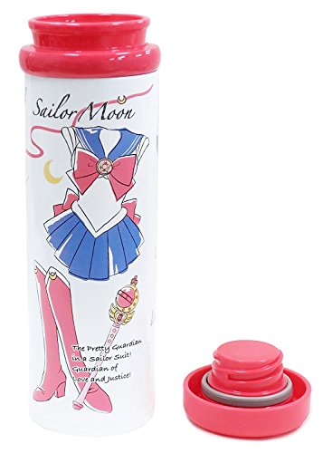 OSK Pretty Guardian Sailor Moon, luz inoxidable botella blanco 350 ml sb-350b