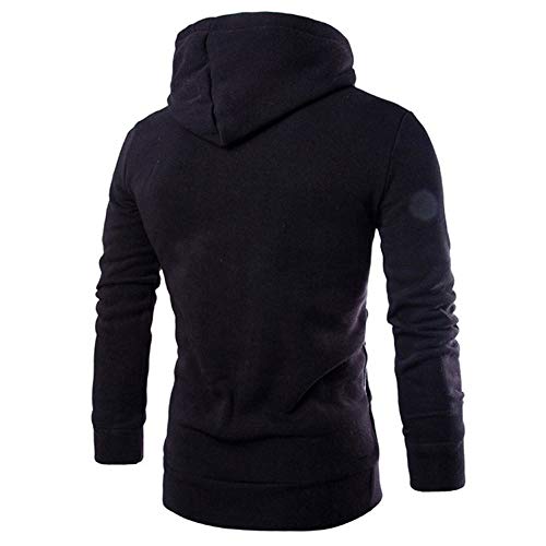 Overdose Sudadera con Capucha De Manga Larga para Hombre con Cuello Redondo Sudadera con Capucha De PoliéSter con Capucha Negra Top CáLido con Capucha De OtoñO Nueva