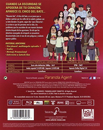 Paranoia Agent Blu-Ray. Edición Coleccionista [Blu-ray]