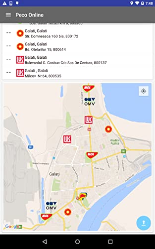 Peco Online - Fuel prices in Romania