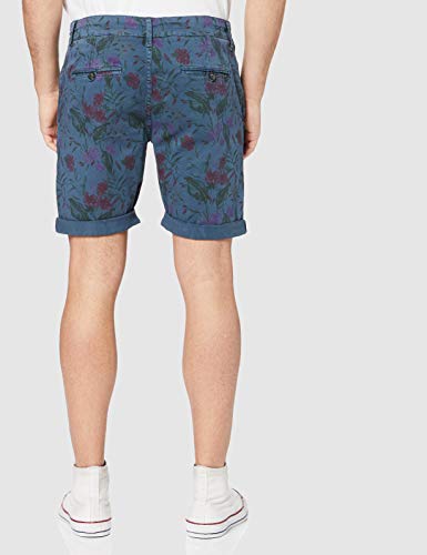 Pepe Jeans MC Queen Short Floral Bañador, Azul (Blue 551), 42 (Talla del Fabricante: 31) para Hombre