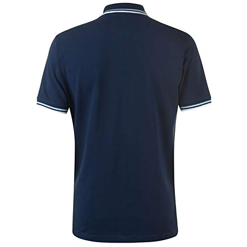 Pierre Cardin - Polo de corte clásico para hombre, con franja en el cuello y las mangas Multicolor azul marino XXL