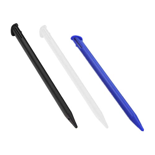 PPX 3 Piezas de Punteros stylus Lapices para Nueva Nintendo 3DS XL, New 3DS LL,negro, blanco, azul