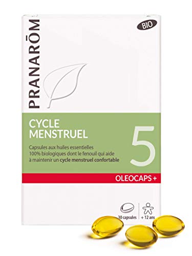 PRANAROM - Cápsulas Oléocaps + 5 ciclos menstrual - 30 cápsulas