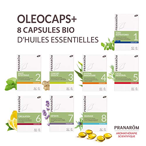 PRANAROM - Cápsulas Oléocaps + 5 ciclos menstrual - 30 cápsulas