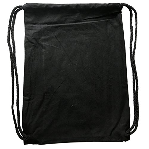 PREMYO Bolsa de la Compra Reutilizable Tela Bolso Tote Shopping para Mujer Asas Largas Impresión Prada at Home Práctico Cómodo Robusto Algodón Negro