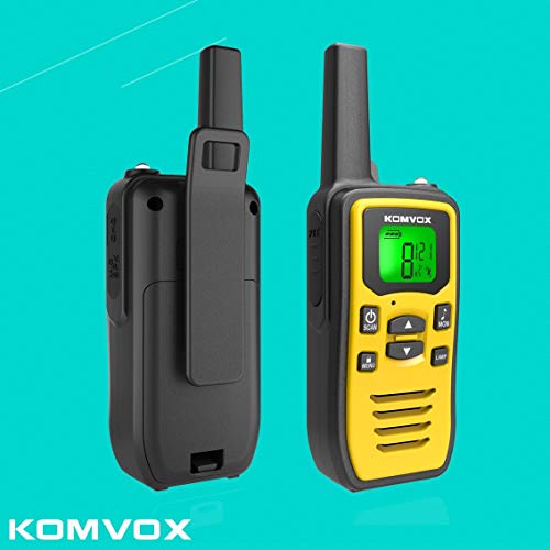 Profesionales Walkie Talkie PMR USB Recargable, Walky Talky Adultos Niños, 8 Canales de Escaneo VOX Transmisores-receptores Radio